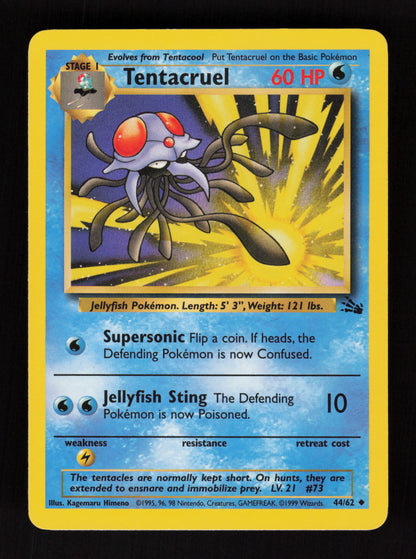 Tentacruel 44/62 - Common - Fossil