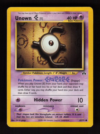 Unown E 67/75 - Neo Discovery