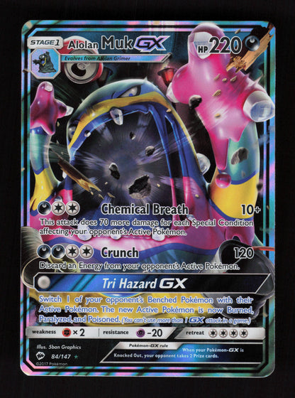 Alolan Muk GX 84/147 - Burning Shadows