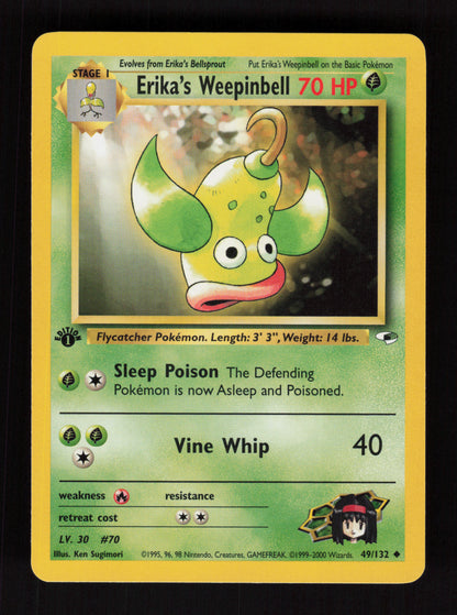 Erika's Weepinbell 49/132 - 1st Edition - Gym Heroes