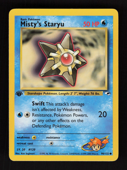 Misty's Staryu 90/132 - 1st Edition - Gym Heroes