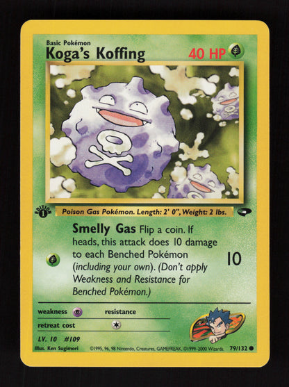 Koga's Koffing 79/132 - 1st Edition - Gym Challenge