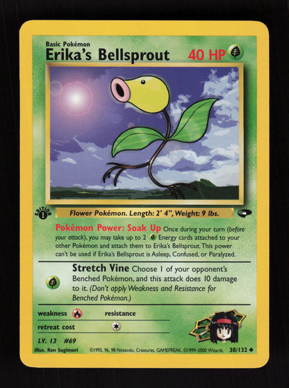Erika's Bellsprout 38/132 - 1st Edition - Gym Challenge