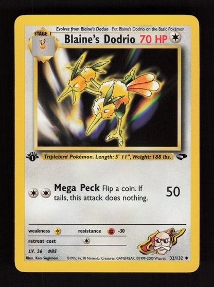 Blaine's Dodrio 32/132 - 1st Edition - Gym Challenge