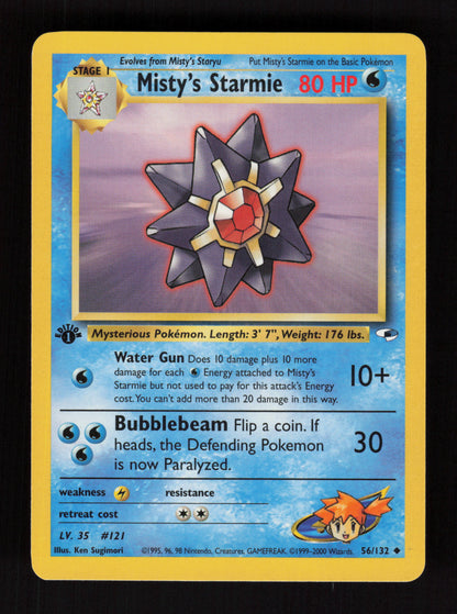 Misty's Starmie 56/132 - 1st Edition - Gym Heroes
