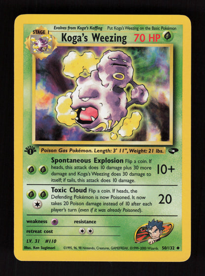Koga's Weezing 50/132 - 1st Edition - Gym Challenge