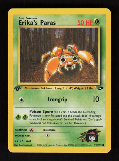 Erika's Paras 71/132 - 1st Edition - Gym Challenge