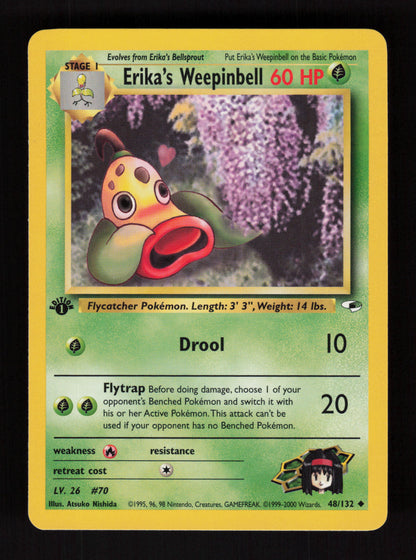 Erika's Weepinbell 48/132 - 1st Edition - Gym Heroes