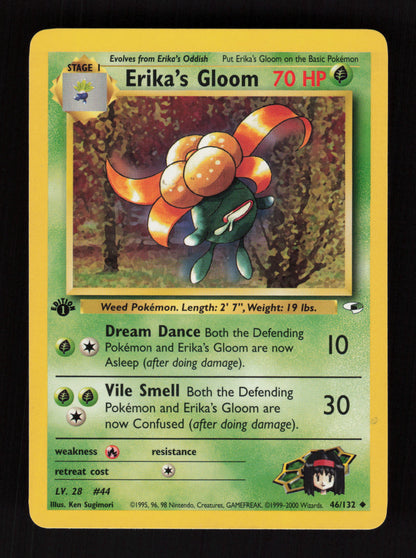Erika's Gloom 46/132 - 1st Edition - Gym Heroes