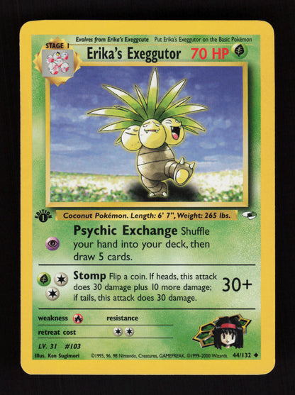 Erika's Exeggutor 44/132 - 1st Edition - Gym Heroes