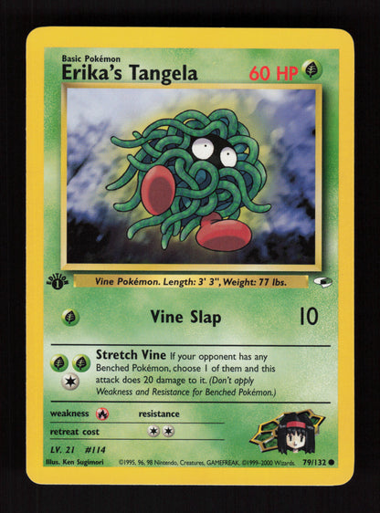 Erika's Tangela 79/132 - 1st Edition - Gym Heroes