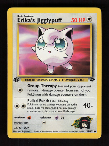 Erika's Jigglypuff 69/132 - 1st Edition - Gym Challenge