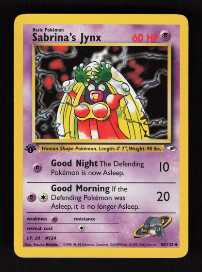 Sabrina's Jynx 59/132 - 1st Edition - Gym Heroes