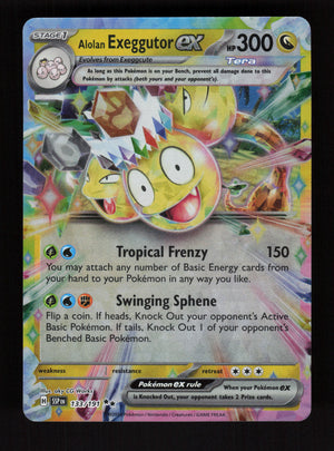 Alolan Exeggutor ex - 133/191 - Double Rare - Surging Sparks