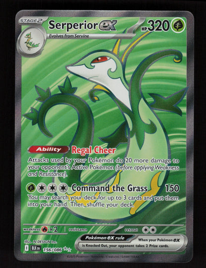 Serperior ex 156/086 - Ultra Rare - Black Bolt