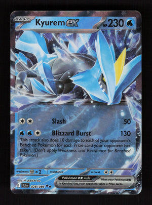 Kyurem ex 028/086 - Double Rare - Black Bolt