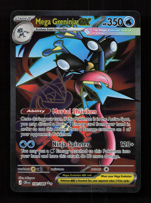 Mega Greninja ex 100/086 - Ultra Rare - Chaos Rising