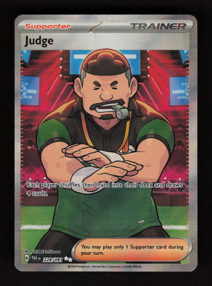 Judge 228/091 - Ultra Rare - Paldean Fates