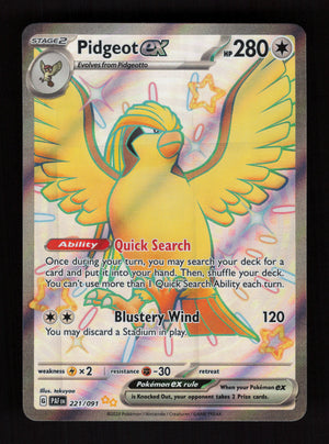 Pidgeot ex 221/091 - Ultra Rare - Paldean Fates