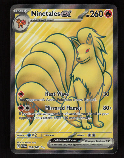 Ninetales 186/165 – Ultra Rare - 151 MEW