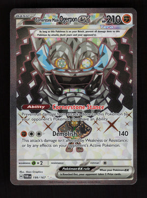 Cornerstone Mask Ogerpon ex 199/167 - Ultra Rare - Twilight Masquerade