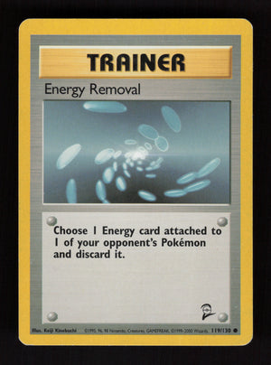 Energy Removal 119/130 - Base Set 2
