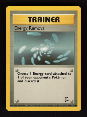 Energy Removal 119/130 - Base Set 2