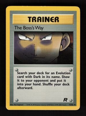 The Boss's Way 73/82 - Team Rocket