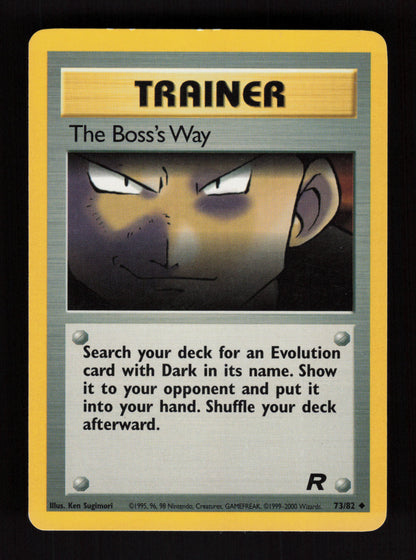 The Boss's Way 73/82 - Team Rocket
