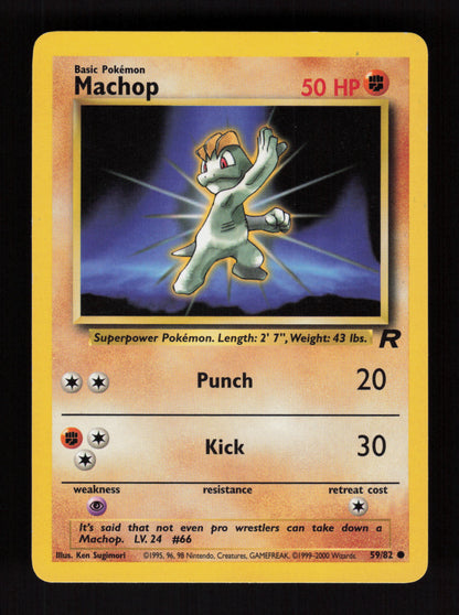 Machop 59/82 - Team Rocket