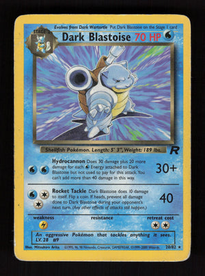 Dark Blastoise 20/82 - Team Rocket