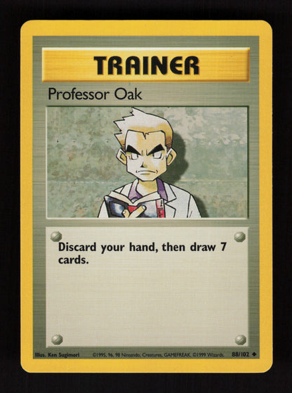 Professor Oak 88/102 - Base set