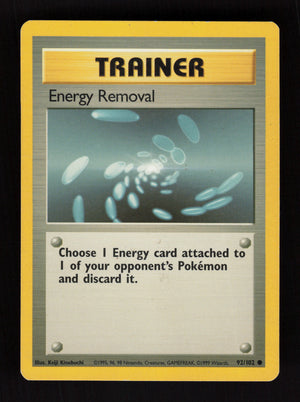 Energy Removal 92/102 - Base set