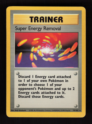 Super Energy Removal 79/102 - Base set