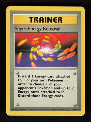 Super Energy Removal 79/102 - Base set