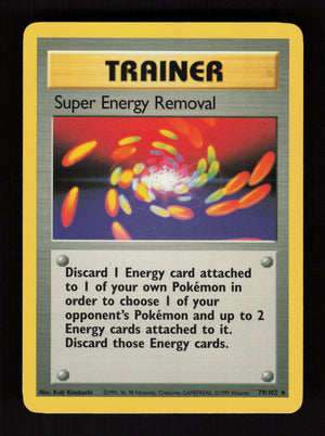 Super Energy Removal 79/102 - Base set