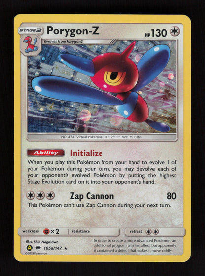 Porygon-Z 105a/147 - Holo Rare - Burning Shadows
