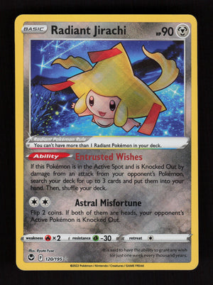 Radiant Jirachi 120/195 – Radiant Rare - Silver Tempest