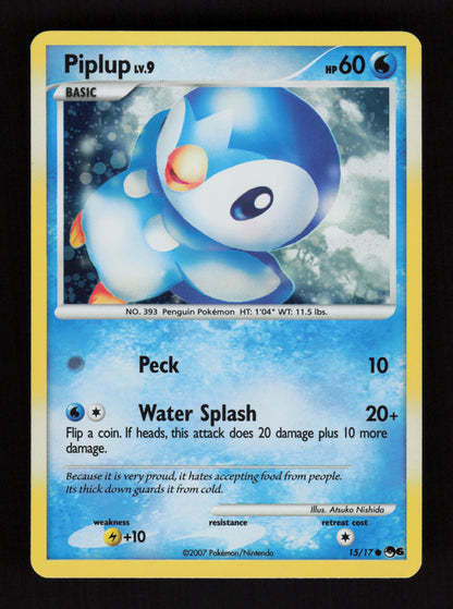 Piplup 15/17 - Holo - POP Series 6