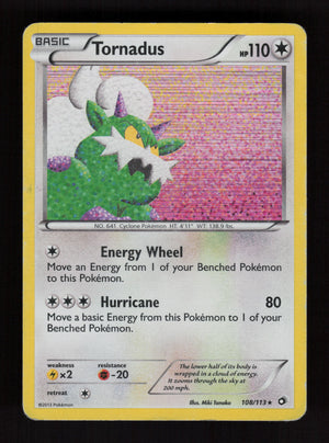 Tornadus 108/113 - Holo - Legendary Treasures