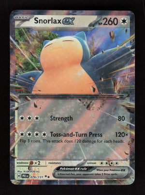 Snorlax ex 076/131 - Double Rare - SV: Prismatic Evolutions