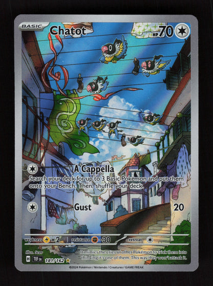 Chatot 181/162 - Illustration Rare - SV05: Temporal Forces