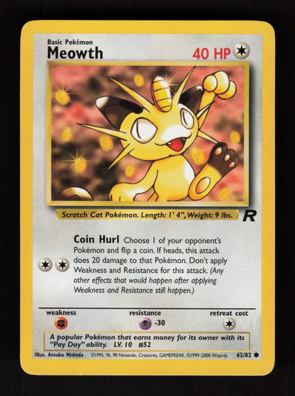 Meowth 62/82 - Team Rocket