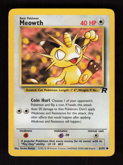 Meowth 62/82 - Team Rocket