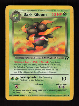 Dark Gloom 36/82 - Team Rocket