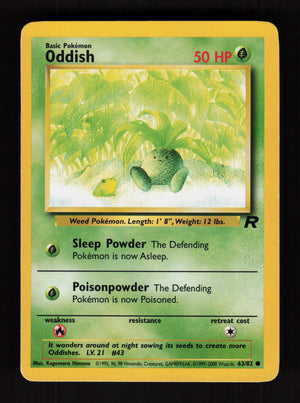 Oddish 63/82 - Team Rocket