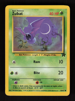 Zubat 70/82 - Team Rocket