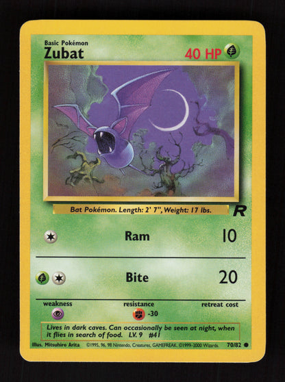 Zubat 70/82 - Team Rocket