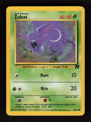 Zubat 70/82 - Team Rocket