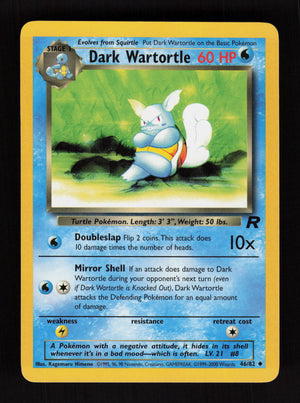 Dark Wartortle 46/82 - Team Rocket